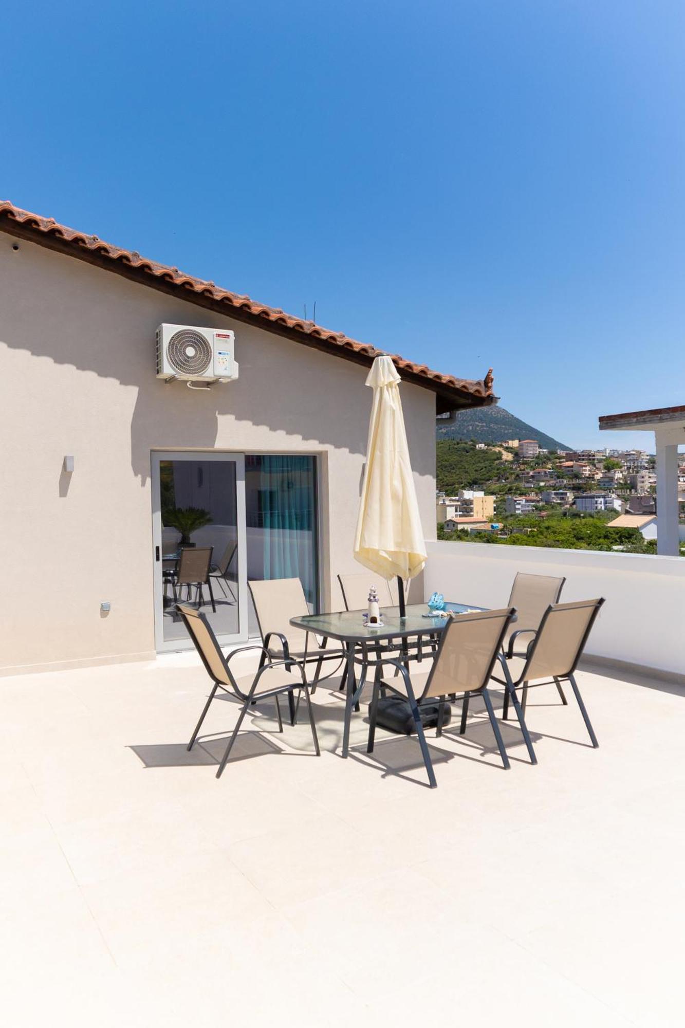 De Sol Hotel Himare Bagian luar foto